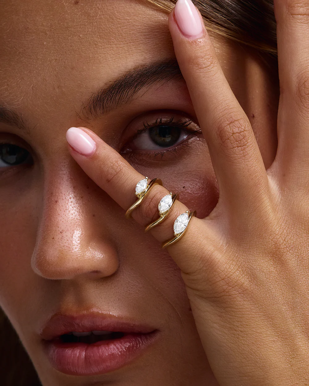 Astra Marquise Pinky Ring - Ready in 7 Days - Image 3