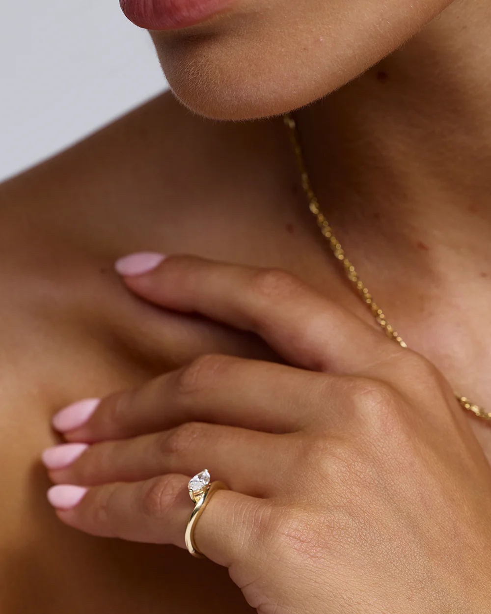 Astra Marquise Pinky Ring - Ready in 7 Days - Image 7