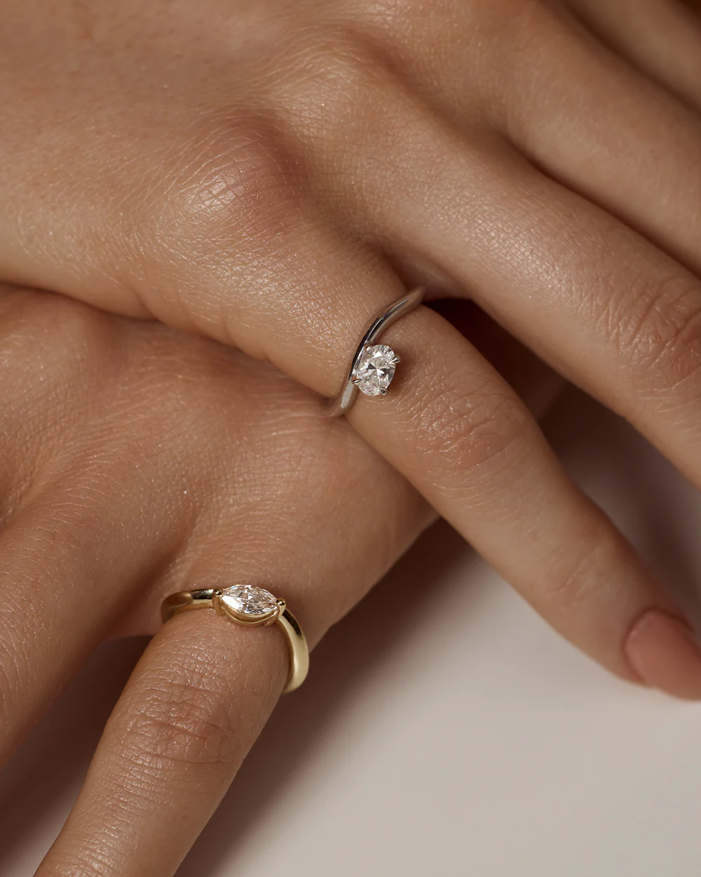 Astra Oval Pinky Ring - Ready in 7 Days - Image 6