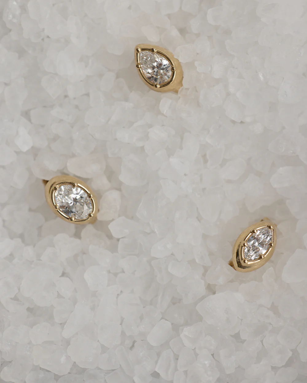 Cleo Oval Diamond Huggies - Image 19