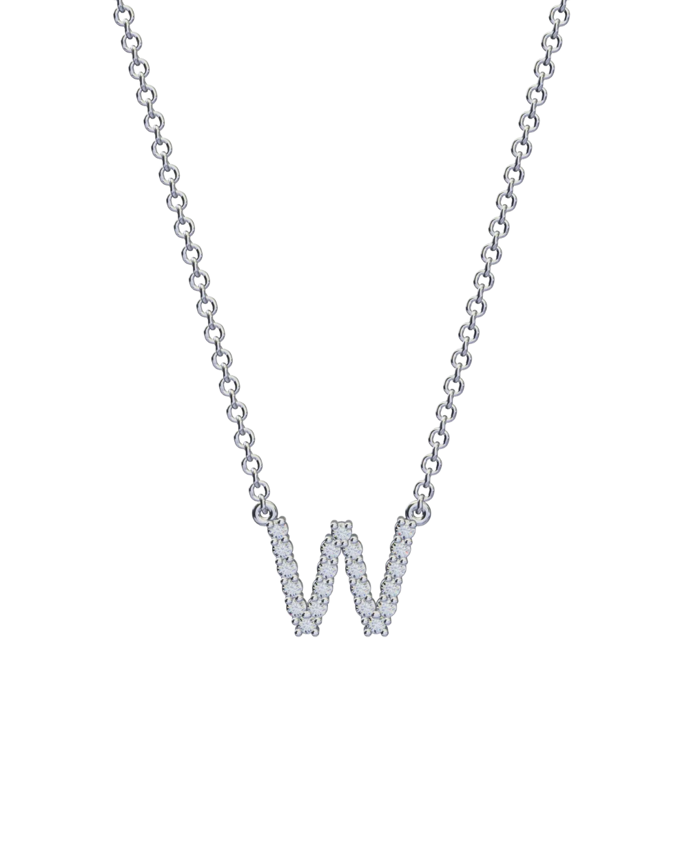 Diamond Initial Necklace - Image 62