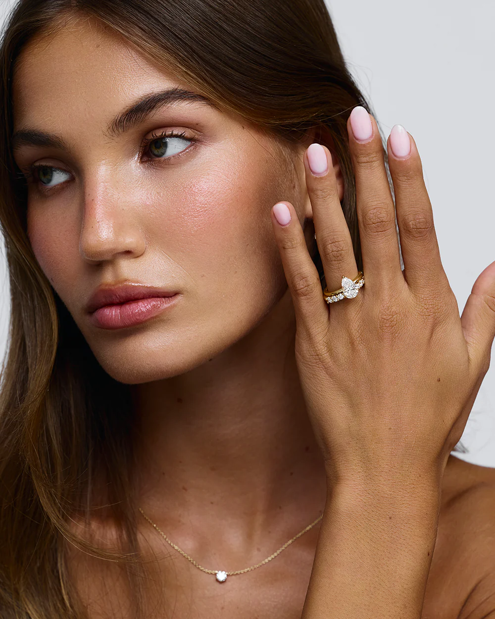 Erin 2.05ct Pear Diamond Solitaire Engagement Ring - Image 9