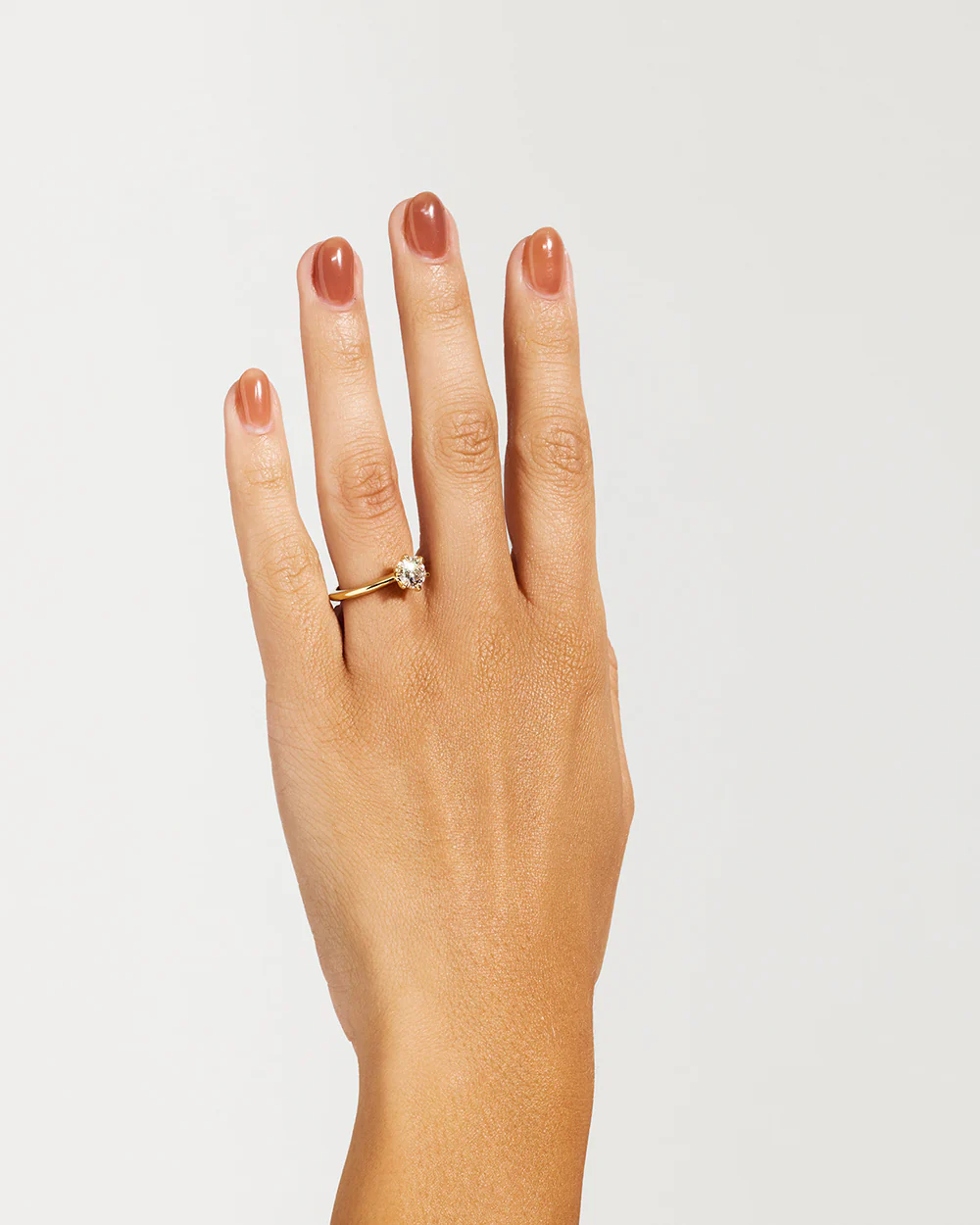 Jessica 1ct Brilliant Round Solitaire Diamond Engagement Ring - Image 6