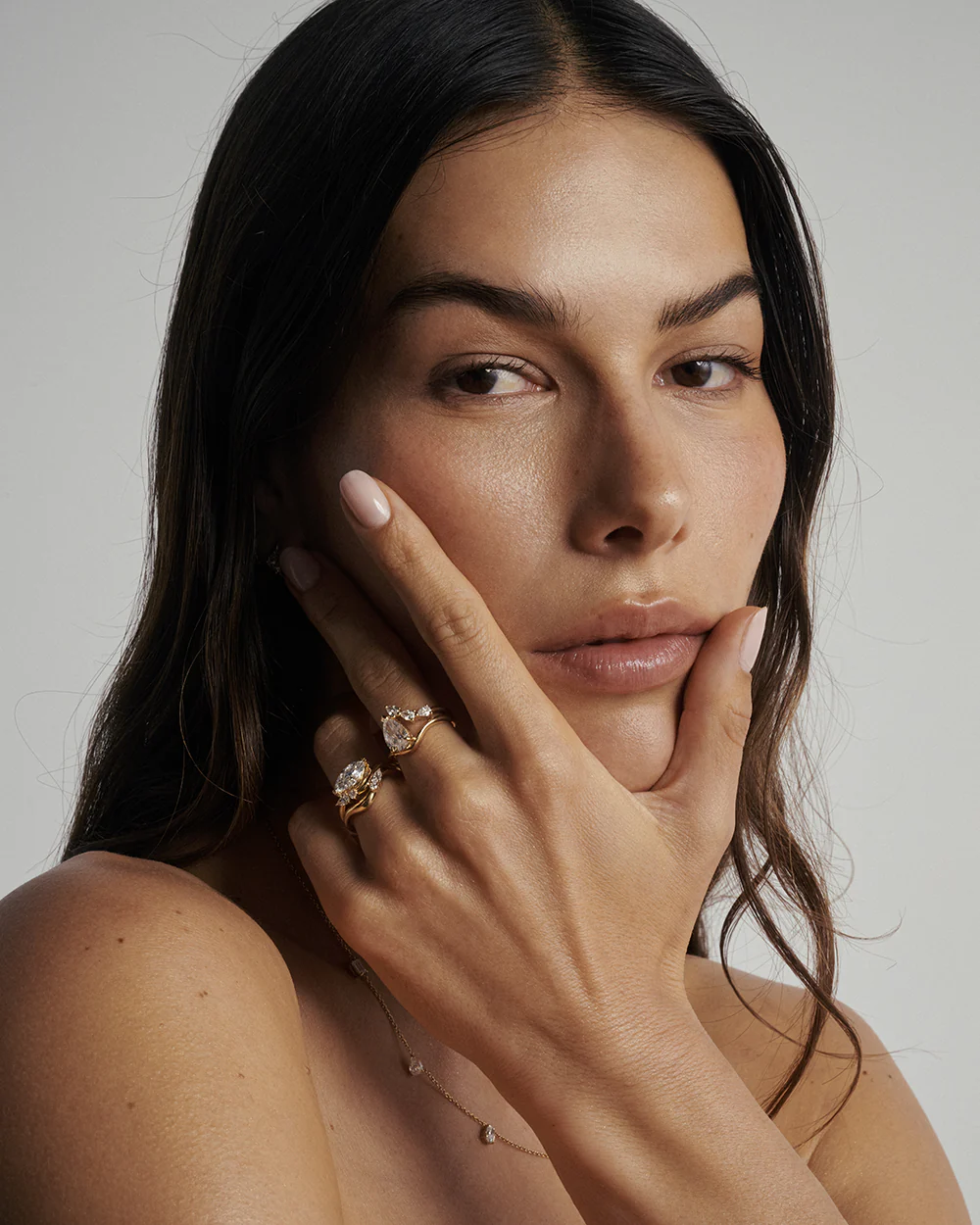 Maeve Curved Diamond Band - Image 4