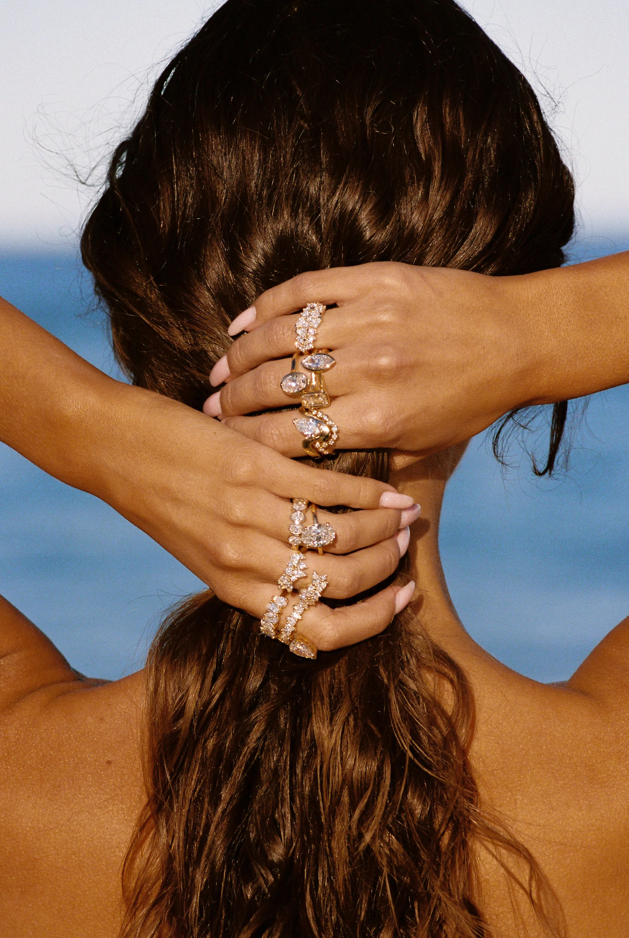 Mana Pear Diamond Engagement Ring - Image 7