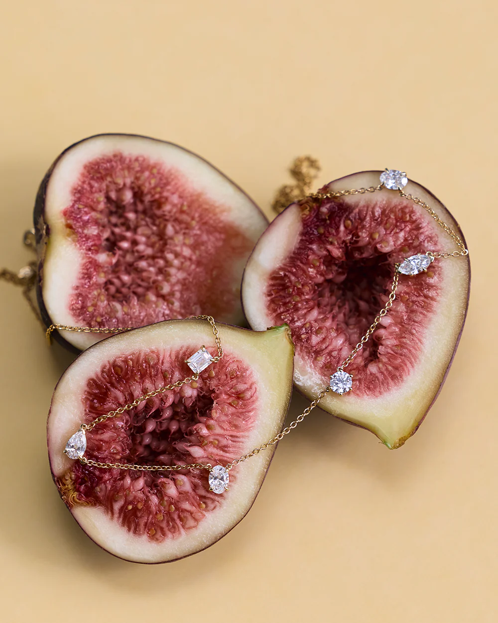 Multicut Diamond Charm Necklace - Image 11