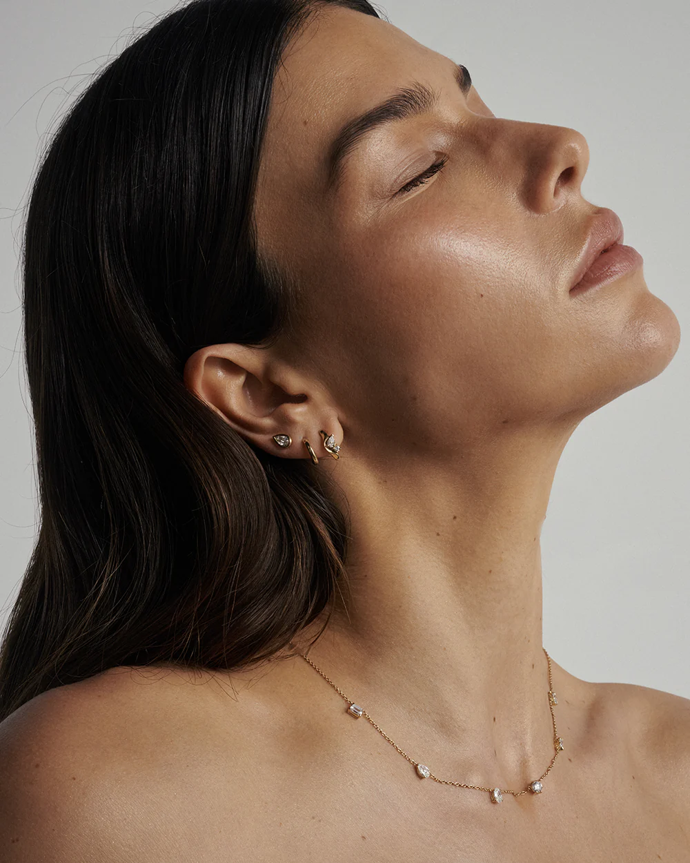 Multicut Diamond Charm Necklace - Image 8