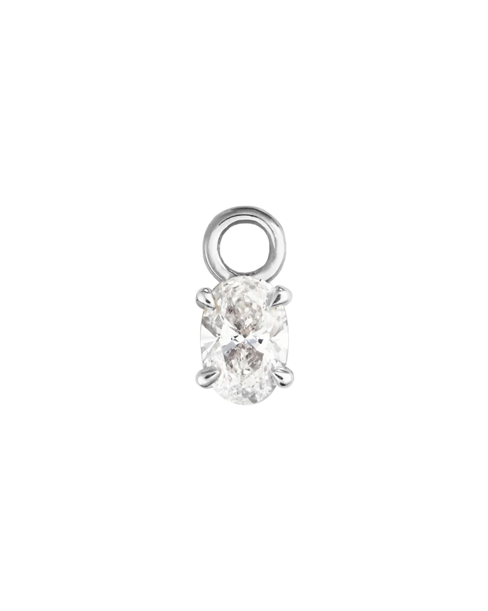 Oval Diamond Charm - Image 4