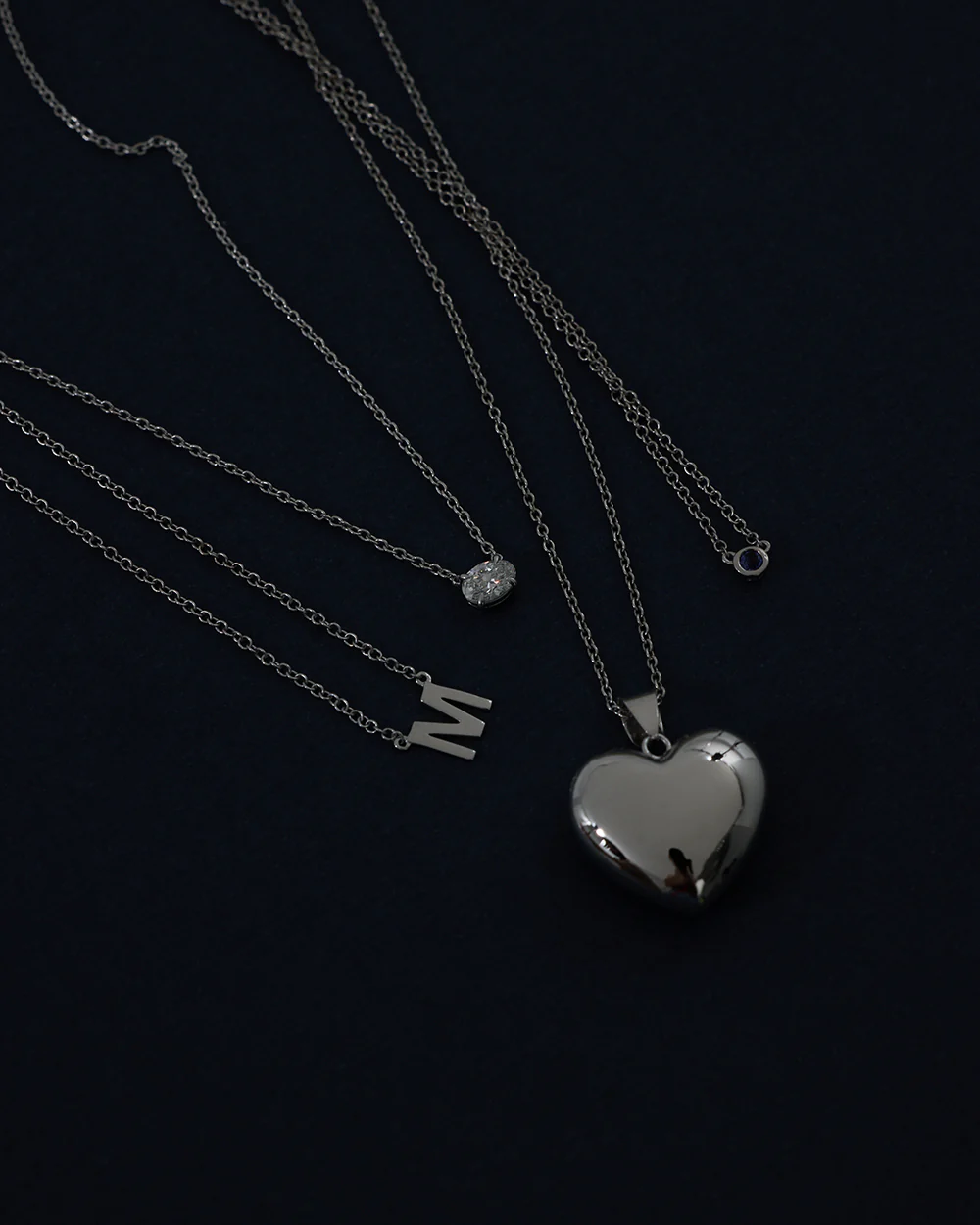 Puffy Heart Necklace - Image 3